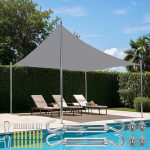 Veekindel p&auml;ikesepurje koos paigalduskomplektiga, 3 x 4 m, UV-kaitse, p&auml;ikesekaitse markiis aeda, r&otilde;dule ja terrassile