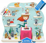 stadtecken laste riiul muusikakarbile, sobib Tonieboxile ja umbes 50 Tonieboxile, ideaalne hoiukoht lastetoas, seismiseks v&otilde;i &uuml;lesriputamiseks (merineitsiroheline, suur)