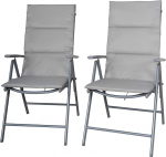 Chicreat polsterdatud, kokkupandav k&otilde;rge seljatoega tool/tooli/jalatseid