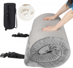 REDCAMP Camping Matratze Memory Foam, 76x191x7,6 cm, Tragbarer Faltbarer Futon -Matratze Bodenmatratze Rollbar, G&auml;stematratze f&uuml;r Indoor Outdoor, Grau