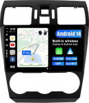 BXLIYER Android 14 IPS autoraadio Subaru Forester/XV/WRX 2013-2018 jaoks - 4G+64G - Sisseehitatud DSP/Carplay/Android auto - LED kaamera + MIC - 9-tolline 2 DIN - rooliratta juhtimine Dual Band WiFi DAB 360-CAM