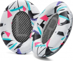 WC Wicked Cushions asendusk&otilde;rvapadjad, mis &uuml;hilduvad Bose QuietComfort 35 (QC35) ja QuietComfort 35ii (QC35ii) k&otilde;rvaklappidega ja muuga - Parem mugavus ja vastupidavus | 90ndate valge