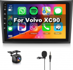 Hodozzy Carplay autoraadio Volvo XC90 2004-2013 Android autoradio koos satelliitnavigatsiooniga, 10-tolline puuteekraan Android Car/WiFi/GPS/RDS/FM/Bluetooth/USB-ga