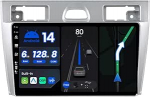 6G + 128G Octa Core Android 14 autoraadio Ford Fiesta Mk VI 5 Mk5 (2002-2008) - CarPlay Android auto - tagurduskaamera ja mikrofon - 2 DIN IPS 9-tolline - DAB roolijuhtimine 360-CAM