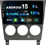 SXAUTO Android 14-6G+128G - Autoradio Subaru Impreza GD GG (2002-2007) - Traadita CarPlay Android Auto - Kaamera + MIC - DAB roolijuhtimine Dual Band WiFi Fast Boat 360 Cam - 2 DIN IPS 9
