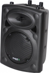Ibiza - SLK8A-BT - Plug & Play aktiivne k&otilde;lar 8"/20cm, 300W integreeritud v&otilde;imendiga - Bluetooth, USB, SD ja AUX - must