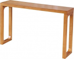 Solid Wood Console Sofa Table Modern Slim Living Room Against Wall Casual Style (Size:80x30x75cm, Color:01)