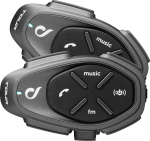 INTERPHONE Tour HD High Playback 40mm 4 mootorratturi mootorratta kiivri intercom Stereo intercom 1.5km kaugus 25 tundi kiire laadimine TFT veekindel IPX67