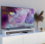 Henor FSC&reg; puidust t&otilde;usukonsool telerile 110 x 35 x 15 cm valge Toetab 60 kg.