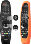 Fernbedienung mit Abdeckung f&uuml;r LG AKB75855501, Funkfernbedienung, kompatibel mit OLED QNED NanoCell Webos TV Sprach- und Zeigerfunktion, asendatakse MR18BA MR650A AN-MR20GA MR19BA