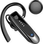 Bluetooth-peakomplekt Juhtmevaba telefon koos peakomplekti mikrofoniga Vaba&uuml;hendusega Bluetooth-k&otilde;rvaklapid 20 tundi k&otilde;neaega, 180 tundi ooterežiimi, mobiiltelefoni peakomplekt &auml;ri-/t&ouml;&ouml;-/juhtimise jaoks