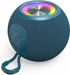 Hama Buddy Kaasaskantav Bluetooth-k&otilde;lar 5.3 3.0-tolline traadita IPX7 laetav aku kestab 12 tundi tolmu ja l&ouml;&ouml;gikindlalt 6W USB-C laadimiskaabel kaasas Sinine