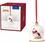 Villeroy & Boch Annual Christmas Edition Aastakell 2024 v&auml;rviline, j&otilde;ulukell, j&otilde;ulukuuskede kaunistus, dekoratiivsed j&otilde;ulud, j&otilde;ulukaunistused, kollektsioneeritav, premium portselan, plastikust