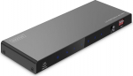DIGITUS Splitter HDMI 1x4 8K/60Hz Toslink, Stereo, EDID Contr.