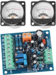 Vu Meter Warm Back Vu Meter Stereo Vu Meter Light Recording + Audio Level Amp with Driver Board Pack of 2