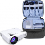 Luxja projektorkott DR.J Mini projektorile, kaasaskantav kott DR.J projektorile ja tarvikutele, must, klassikaline