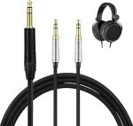 okcsc Double 3.5 6.35mm tasakaalustatud k&otilde;rvaklappide audioadapteri kaabel k&otilde;rvaklappide pikenduskaabli pistik 200cm HiFi kaabel Hifiman HE4XX HE-350 HE1000 HE-400i HE560 k&otilde;rvaklappidele