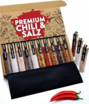 TIMBER TASTE kuumade soolade ja t&scaron;illimaitsete kinkekomplekt [kuni 1,200,000 SCOVILLE] | Peened soolad ja t&scaron;illimaitsed kogu maailmast | Eksklusiivne Valentinip&auml;eva kingitus meestele ja naistele | 10 komplekti