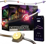 Twinkly Permanent Light - 72 RGB LED-paela, valge traat, pistik F