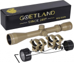 Goetland Rifle Rifle Scope 3-9 x 40 Airsoft Crosshair Optics R4 Reticle with Mounting Rings SFP for Tactical Hunting Air Rifle Sports Shooters