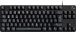 Logitech G 413 TKL SE Mechanical Gaming Keyboard - With Backlight and Tactile Mechanical Switches, Anti-Ghosting, Compatible with Windows, macOS, German QWERTZ Layout - Black