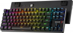 Redragon K660 (K556 TKL) PRO traadita RGB m&auml;nguklaviatuur, 80% 87 klahvi BT/2.4GHz kolmerežiimiline mehaaniline alumiiniumist klaviatuur koos Mac funktsiooniklahvidega, punane kuumavahetusl&uuml;liti