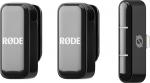 R&Oslash;DE Wireless Micro - kompaktne juhtmevaba mikrofon, kaks mikrofoni koos laadimiskohvriga nutitelefoni sisu loomiseks - Lightning, must