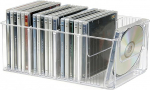 CD riiul eemaldatavate vaheseinadega, CD korpus 14-16CD-le DVD-le, DVD riiul, kategoriseeritav (26,2 x 13,7 x 10,9 cm) elutuppa, magamistuppa, hoidmiseks, filmiplaadile, Blu-rays ja raamatutele.