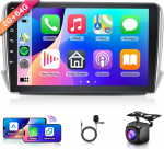 2G 64G Android 13 autoraadio Peugeot 2008 208 2012-2018 10.1-tolline puuteekraaniga autoraadio traadita Carplay Android auto navigatsioon GPS peeglilink Bluetooth FM/RDS raadio WiFi USB + tagurdamine