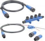NMEA 2000 N2K stardikomplekt, merekvaliteediga tagakaabel, tilkkaabel, 4-poolne Ts, terminaatorid, toitekaabel koos kaitsmega Lowrance Simrad Garminile (komplekt 1)