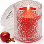 L&otilde;hnak&uuml;&uuml;nal klaaspurgis kaanega, &otilde;una-kaneeli aroom, 200 g looduslik sojavaha k&uuml;&uuml;nal, p&otilde;lemisaeg 50 tundi, t&auml;iuslik kingitus s&uuml;nnip&auml;evadeks, festivalideks, pidudeks ja koosolekuteks.