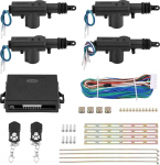 Universaalne auto ukseluku v&otilde;tmeta sisenemiss&uuml;steemi kesklukustuse kaugjuhtimispuldi komplekt koos 2 klappv&otilde;tmega, kaugjuhtimispult, kesklukustuse j&auml;relpaigaldamine, komplekt koos pagasiruumi vabastamisnupuga