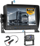 Hikity traadita digitaalne tagurduskaamera komplekt parkimisabi 7-tollise puuteekraaniga, 1080P HD &ouml;&ouml;vaatlus IP68 veekindel autokaamera autole, matkaautole, veoautole, maasturile