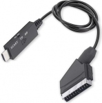 SCART to HDMI Converter, 1080P 60Hz 720P 60Hz HD Video Converter SCART to HD Multimedia Adapter, SCART Converter Video &uuml;henduskaabel DC 5V Plug and Play