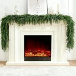 9ft kunstlik j&otilde;ulugirland Norfolk Pine Garland roheline j&otilde;ulugirland kaminate trepiriiulid kaminad seinad uksed lauad siseruumides ja v&auml;ljas j&otilde;ulukaunistused
