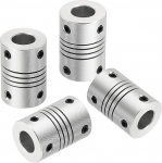 hankekaart Flexible Kupplungen, 8 mm bis 8 mm, Gelenkverbinder aus Aluminiumlegierung, flexible Wellenkupplungen, Motorkupplung f&uuml;r 3D-Drucker, CNC-Maschine, Motorf&uuml;hrung, DIY-Encoder D16 x L 23 mm