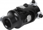 Keenso Steering Shaft Universal Joint, 3/4-36 Spline X 3/4 Inch DD for Sanding Machines Fit for (Black)