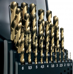 NORTOOLS Metal Drill Bit 25 Pieces HSS M35 Cobalt 5% Fully Ground Drill Bit Set DIN338 1.0-13 mm