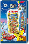 HARIBO advendikalender 2025 koos 24 minikotiga (300 g) | Kummikommid, puuviljakummid ja maoam | maiustused J&otilde;ulukalender lastele ja peredele - v&auml;rviline &uuml;llatus kuni j&otilde;ululaup&auml;evani