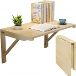 Modern Wall Folding Desk Space Saving Computer & Dining Table Bedroom Kitchen Balcony 80x40cm Perfect Solution for Laptop and Workplace