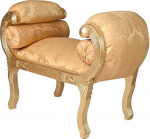 Baroque Sofa, Sofa, canap&eacute;, Ottoman, Laying, Seating bench - "Chateau Chaise longue" - with royal Ambient im antique-style in Gold - Palazzo Exclusive