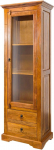 MASSIVMOEBEL24.DE Oxfordi akaatsia vitriinkapp 65 x 44 x 191 cm V&auml;rv: Suurus: 65 x 44 x 191 cm (B x S x K x K)