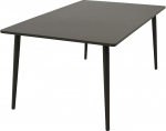 DEGAMO Denver aialaud 100 x 160 cm Ristk&uuml;likukujuline metallist / terasest antratsiit Siseruumides ja &otilde;ues kasutamiseks