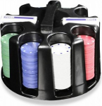 Poker set in stand 200 chips