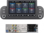 Linuxi autoraadio &uuml;hildub Fiat Panda 2013-2020 Flash Start/Bluetooth/Wireless CarPlay/Android Car/FM/AM/RDS/USBga