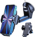 TOPK mobiiltelefoni hoidja auto 2023 uuendatud versioon universaalne mobiiltelefoni hoidja auto 3 in 1 auto mobiiltelefoni hoidja ventilatsioon ja tugev iminapad hoidja iPhone Samsung Huawei jne. jaoks