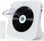 Bluetooth CD-m&auml;ngija koos k&otilde;laritega - Homlab lauaarvuti CD-m&auml;ngija koos tolmukattega, FM-raadio, libisemiskindel, kaasaskantav muusikam&auml;ngija, kodune audio-boombox LCD-ekraaniga, kaugjuhtimispult, Aux-sisendiga