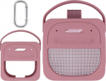 Aenllosi Silikoonist kaitsekott Bose New SoundLink Micro (2nd Gen) kaasaskantav Bluetooth-k&otilde;larile Ainult reisikott - k&otilde;lar ei kuulu komplekti - roosa