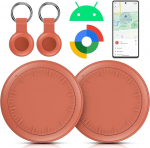 Air Tracker Key Finder, 2 Pack Android Smart Tag, mis on &uuml;hilduv Google Find My Device (ainult Android), Air Tracker Key Finder Bluetooth Tracker v&otilde;tmete, pagasi, kottide jaoks