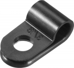 hankekaart CC-0.5 Nailon R-t&uuml;&uuml;pi kaabliklambrid Korraldaja kaabliklambrid kaablijuhtimiseks 5 mm Must pakend 30-st